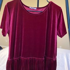 Velvet blouse